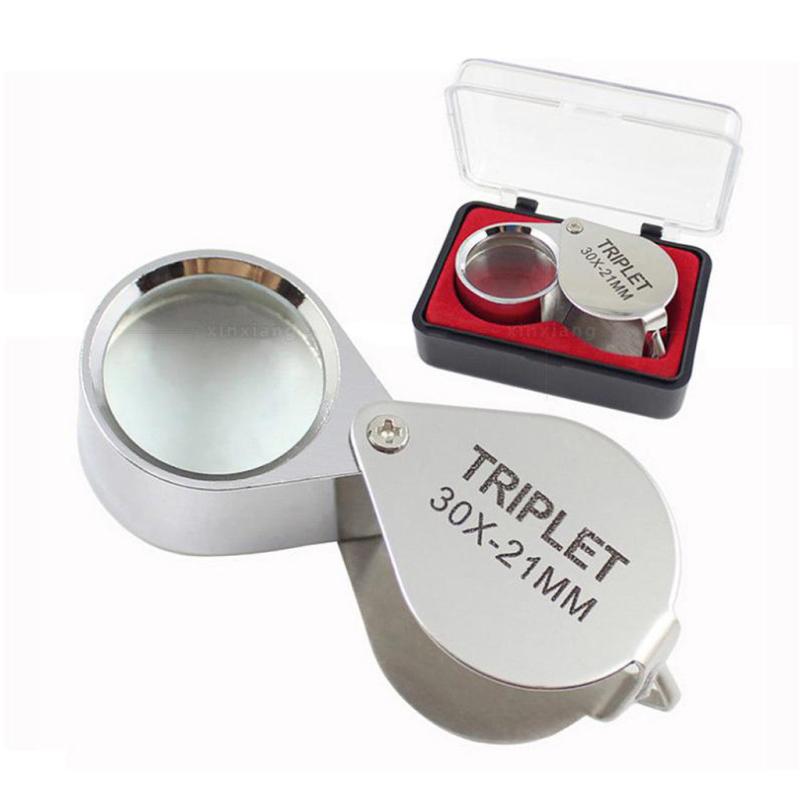 Pocket Jewellers Glass Magnifying Magnifier Jewelry Loupe