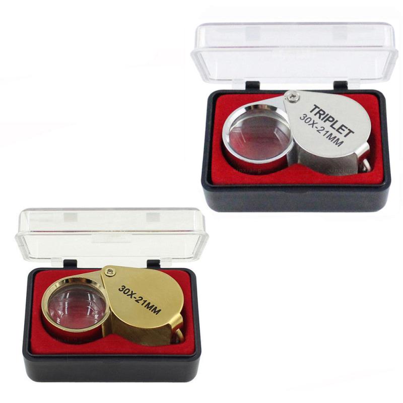 Pocket Jewellers Glass Magnifying Magnifier Jewelry Loupe