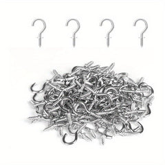 80pcs Small Screw Hooks for Jewelry Crafts and Hats