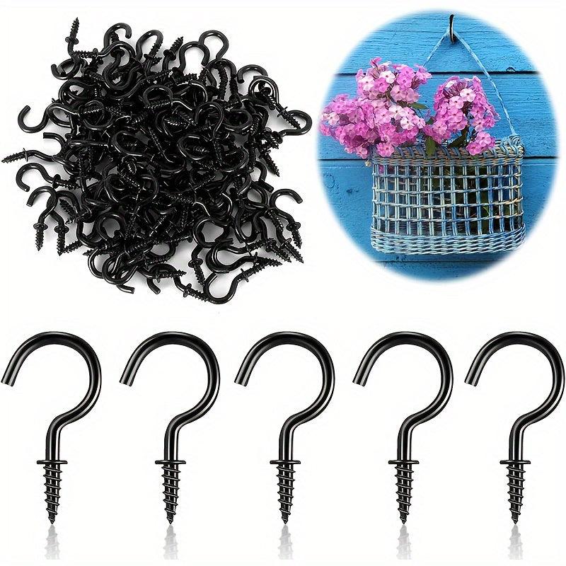 80pcs Small Screw Hooks for Jewelry Crafts and Hats