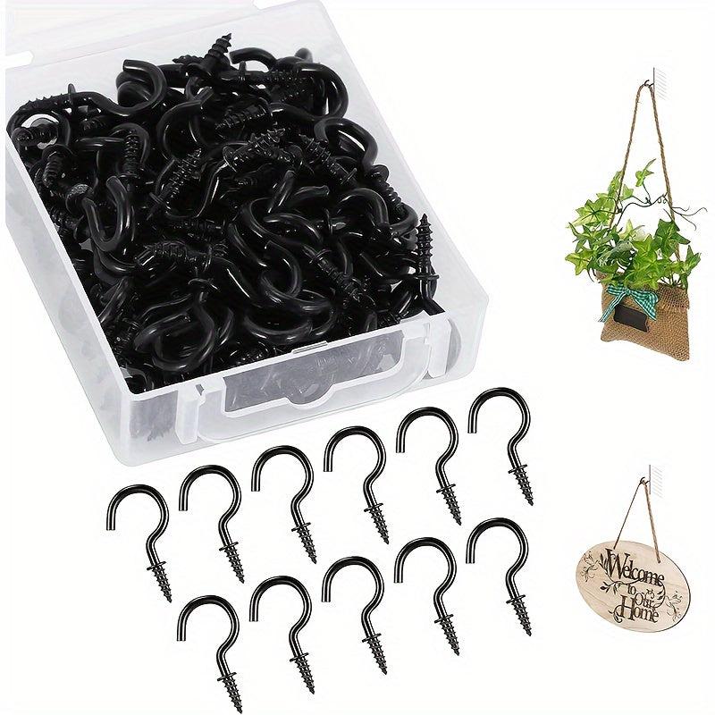 80pcs Small Screw Hooks for Jewelry Crafts and Hats