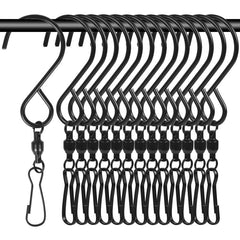 14pcs Stainless Steel Swivel Hooks for Garden Wind Spinners & More