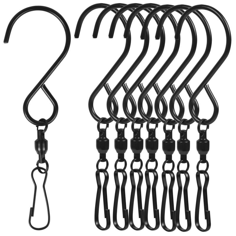 14pcs Stainless Steel Swivel Hooks for Garden Wind Spinners & More