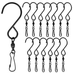 14pcs Stainless Steel Swivel Hooks for Garden Wind Spinners & More