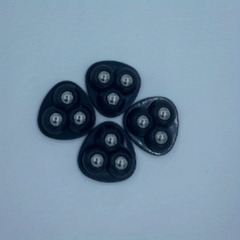 4pcs Self Adhesive Swivel Caster Wheels Stainless Steel Paste Universal Pulleys
