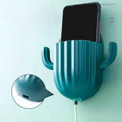 Cactus Storage Rack Wall Double Hook Bathroom Organizer