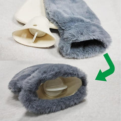 1000ML Hot Water Bottle with Fluffy Cover