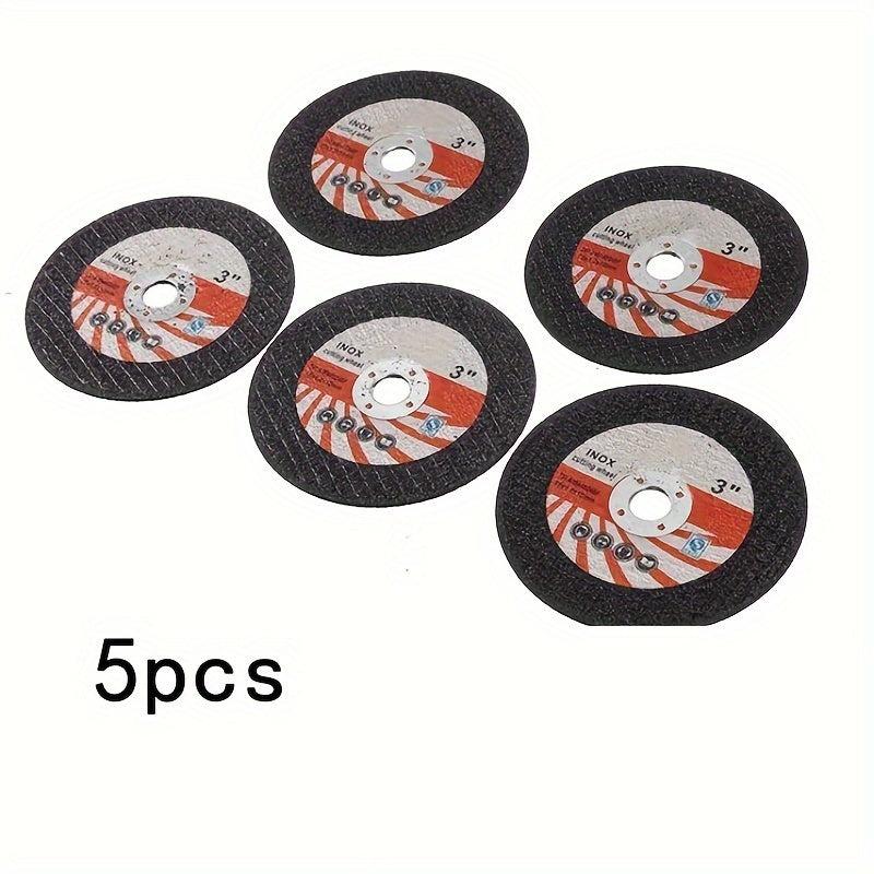 5pcs Mini Cutting Disc Circular Resin Grinding Wheel Sanding Disc 75mm