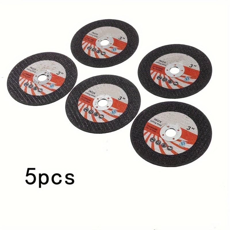 5pcs Mini Cutting Disc Circular Resin Grinding Wheel Sanding Disc 75mm