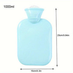 Portable Striped Warm Water Bag PVC Hot Water Bag Thermal Insulation