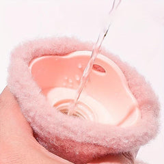 Portable Striped Warm Water Bag PVC Hot Water Bag Thermal Insulation