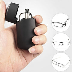 Compact Folding Reading Glasses Portable Mini Eyewear For Women And Men