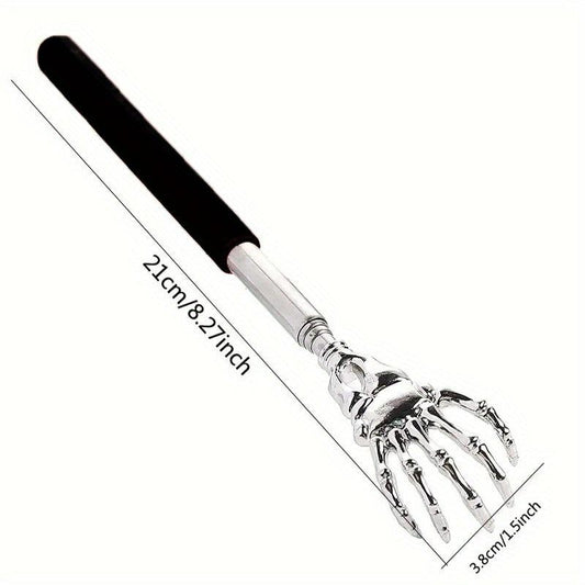 Adjustable Stainless Steel Back Scratcher with Retractable Claw