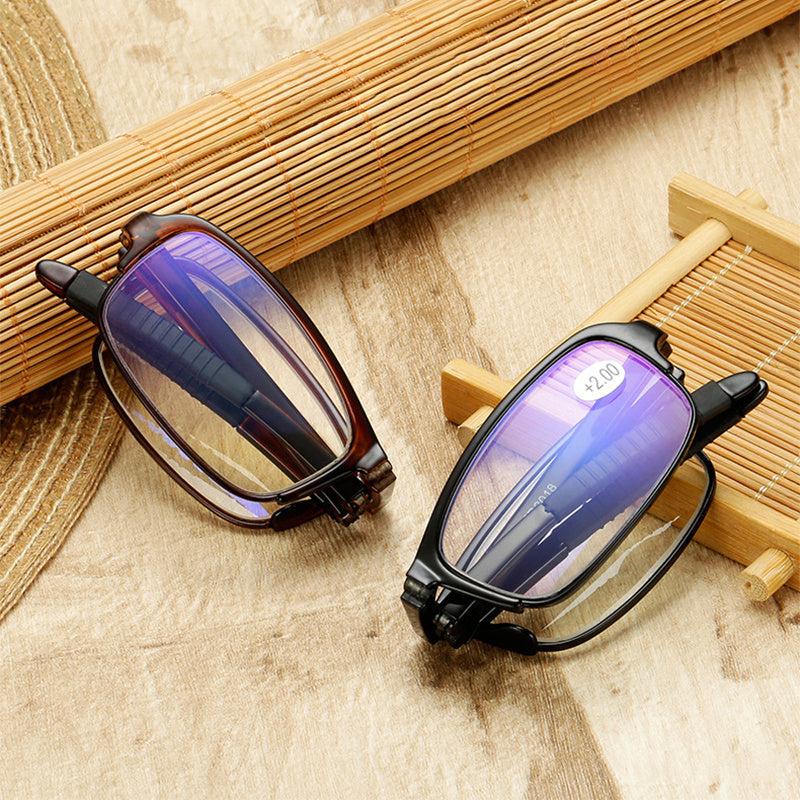Foldable Presbyopia Glasses Lens 150-350 Unisex Zipper Bag