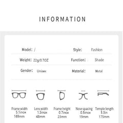 Ultra Light Metal Anti Light Reading Glasses Retro Unisex Eyewear Men Women