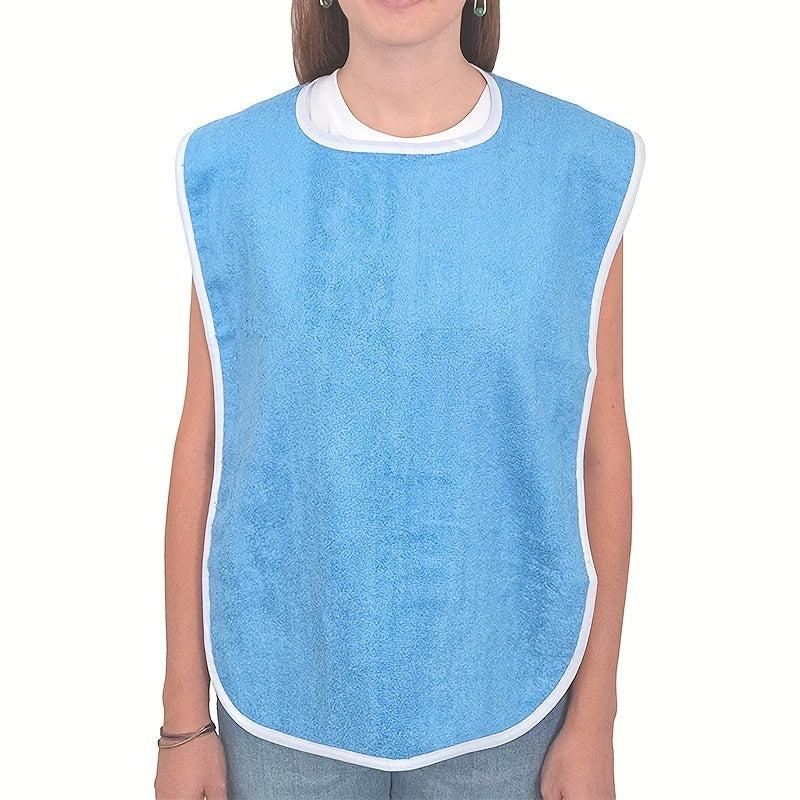 Adult Anti Stain Eating Bib Keeps Clothes Clean & Dry
