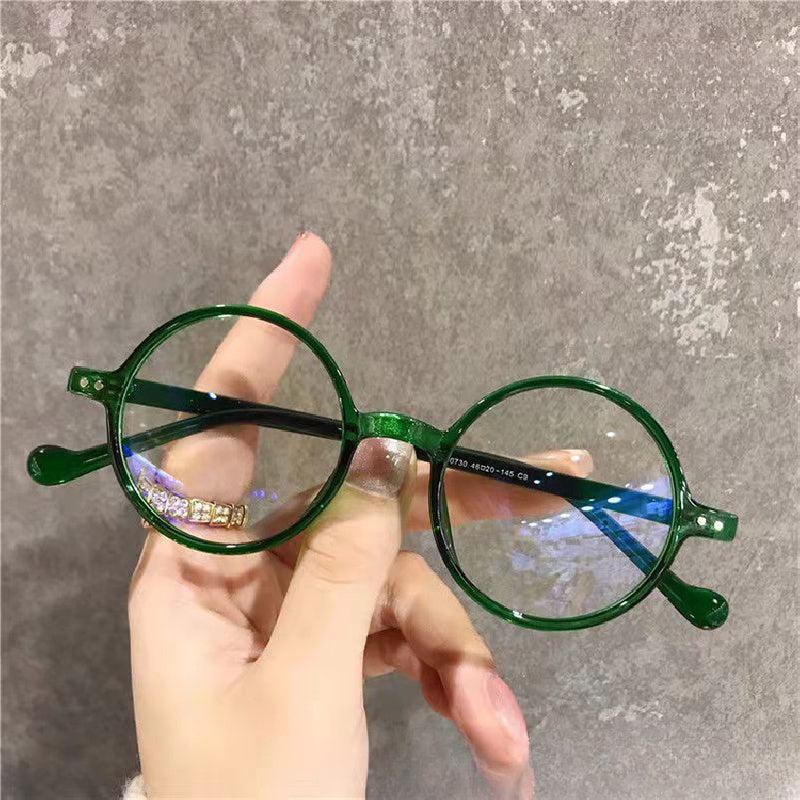 Vintage Round Frame Glasses Anti Fatigue Unisex