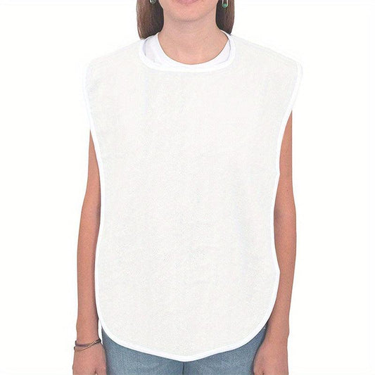 Adult Anti Stain Eating Bib Protects Clothes While Eating
