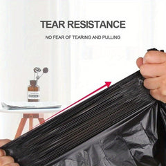 100pcs Thick Disposable Garbage Bags Kitchen Storage Trash Liner Bags