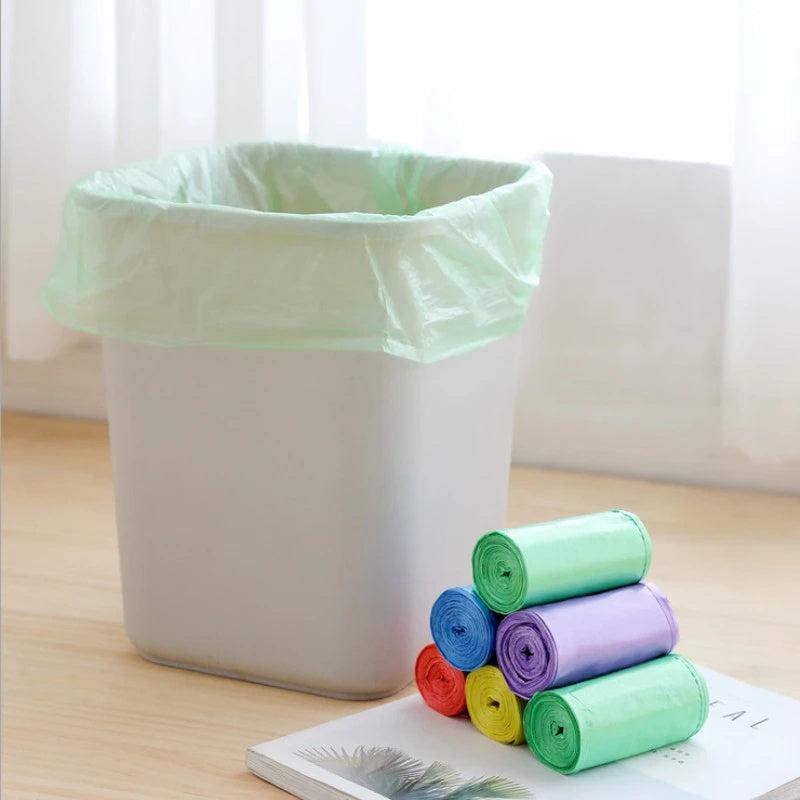 100pcs Thick Disposable Garbage Bags Kitchen Storage Trash Liner Bags