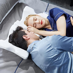 Memory Foam Couple Pillow for Travel & Cuddling