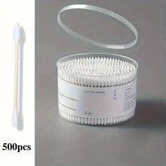 Double-headed Wooden Stick Ear Wax Cleaning Swabs