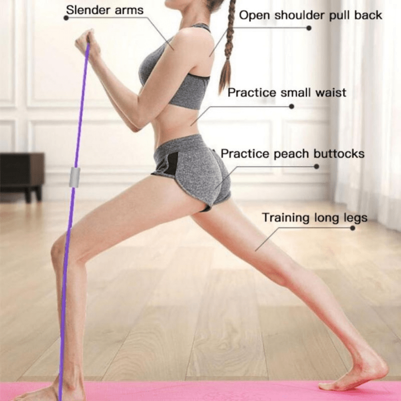 Yoga Resistance Exercise Bands Chest Expander Elastic Muscle Training Rope