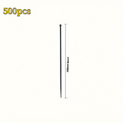 500pcs Heavy Duty Cable Zip Ties 4-12 Inch