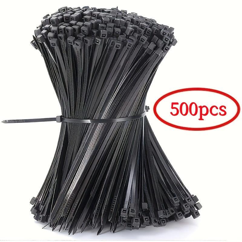 500pcs Heavy Duty Cable Zip Ties 4-12 Inch