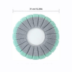 Thickened Plush Toilet Cushion for Patient Toilet with Handle