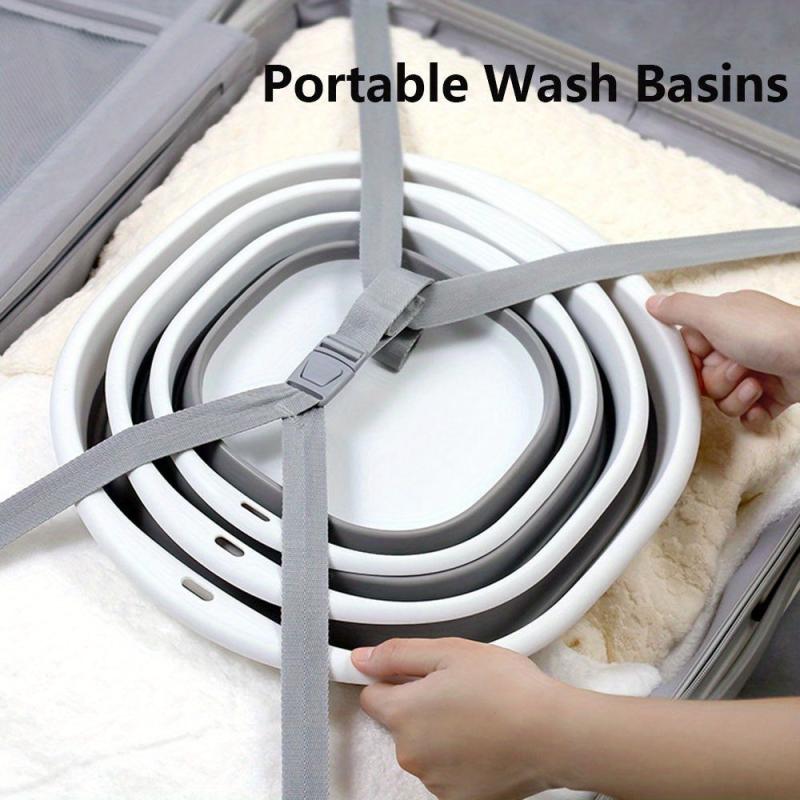 Portable Folding Washbasin Adult Baby Bathtub Shampoo Basin