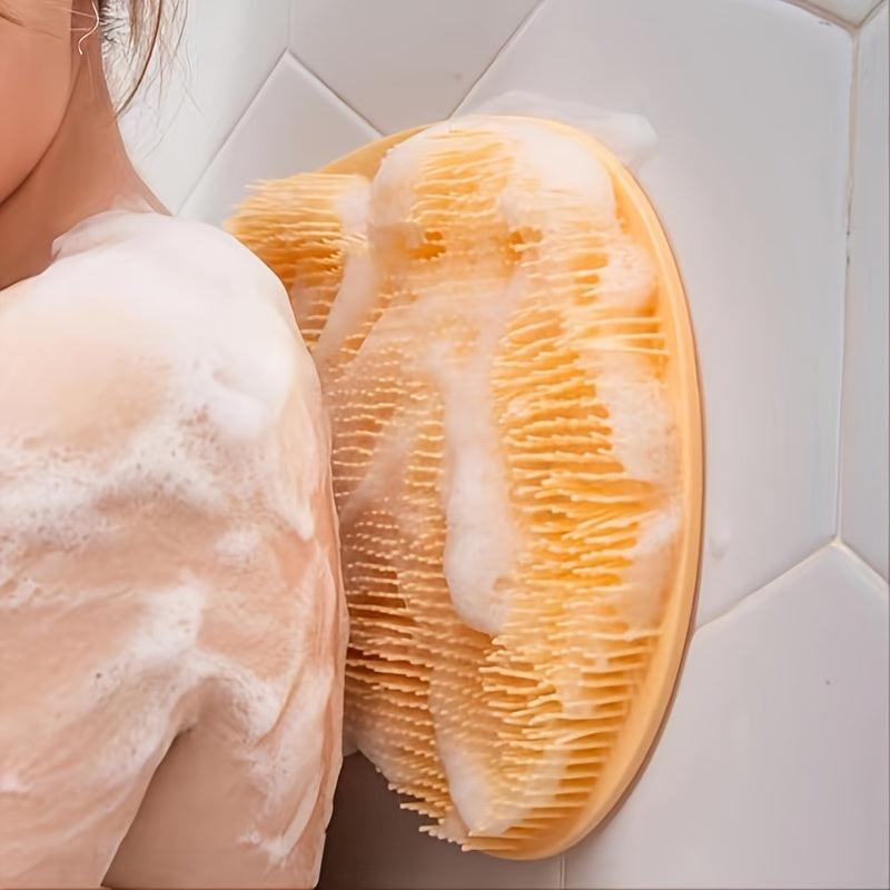 Silicone Back Exfoliating Wash Pad - Bath Scrubber for Massage