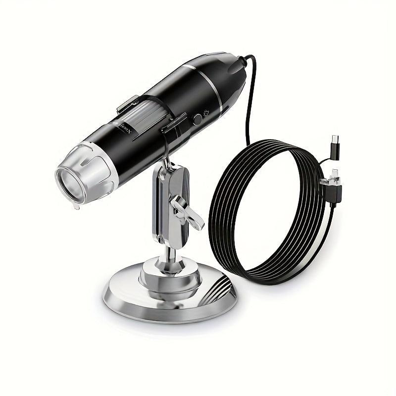 3 in 1 HD Digital Microscope Support Mobile Phone Android Computer 1600X