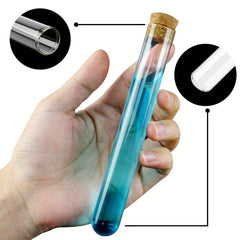 20pcs 35ml Glass Test Tubes 20 X 150mm With Cork And Brush