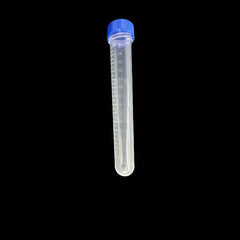10pcs 10ml 15ml Transparent Graduation Test Tube with Lids