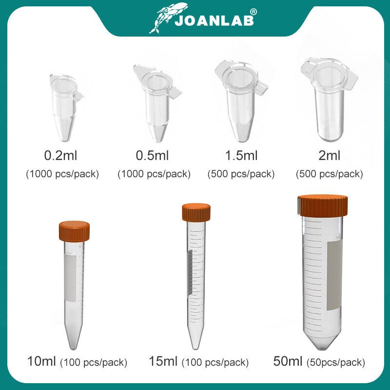 JOANLAB Plastic Centrifuge Tube 0 2 Ml 0 5 Ml 1 5 Ml 2 Ml 10 Ml 15 Ml 50ml