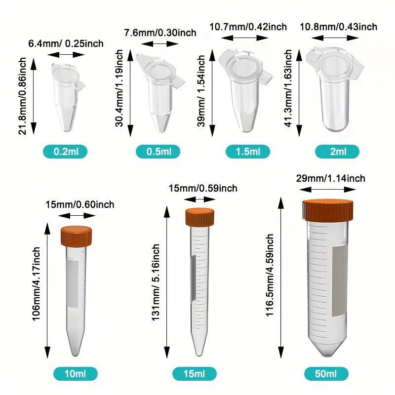 JOANLAB Plastic Centrifuge Tube 0 2 Ml 0 5 Ml 1 5 Ml 2 Ml 10 Ml 15 Ml 50ml