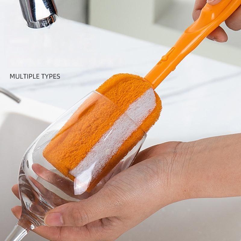 Long Handle Cup Brush Household Cleaning Tool No Dead Angle Washing Cup Artifact