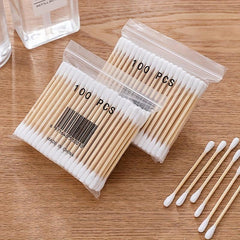 Disposable Double-headed Hygienic Cleaning Swabs 100-500pcs