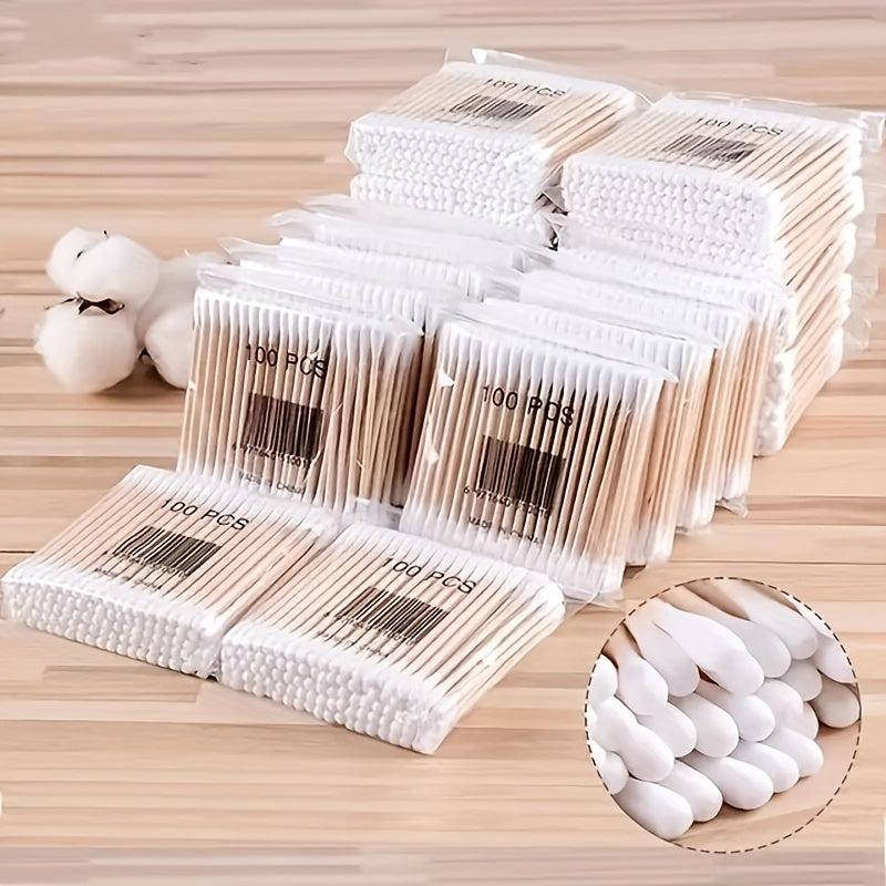 Disposable Double-headed Hygienic Cleaning Swabs 100-500pcs