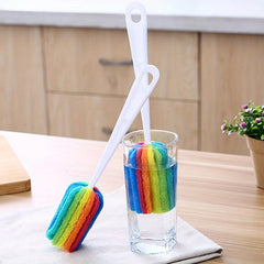 Bottle Brush Tumblers Cleaning Brushes with Grip for Shaker Bottle Coffee Mug