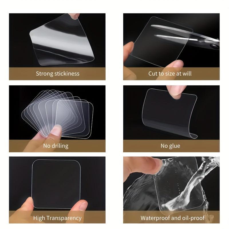 Transparent Removable Heavy-Duty Adhesive Tape - Perfect for Pictures, Carpet