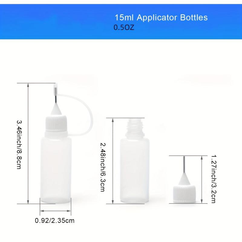 15ml Precision Applicator Bottle for Acrylic Paint - Pack of 2