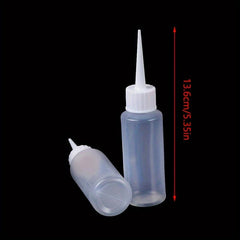 2pcs 50ml Dropper Bottles with Needle Tips for Liquid Dispensing