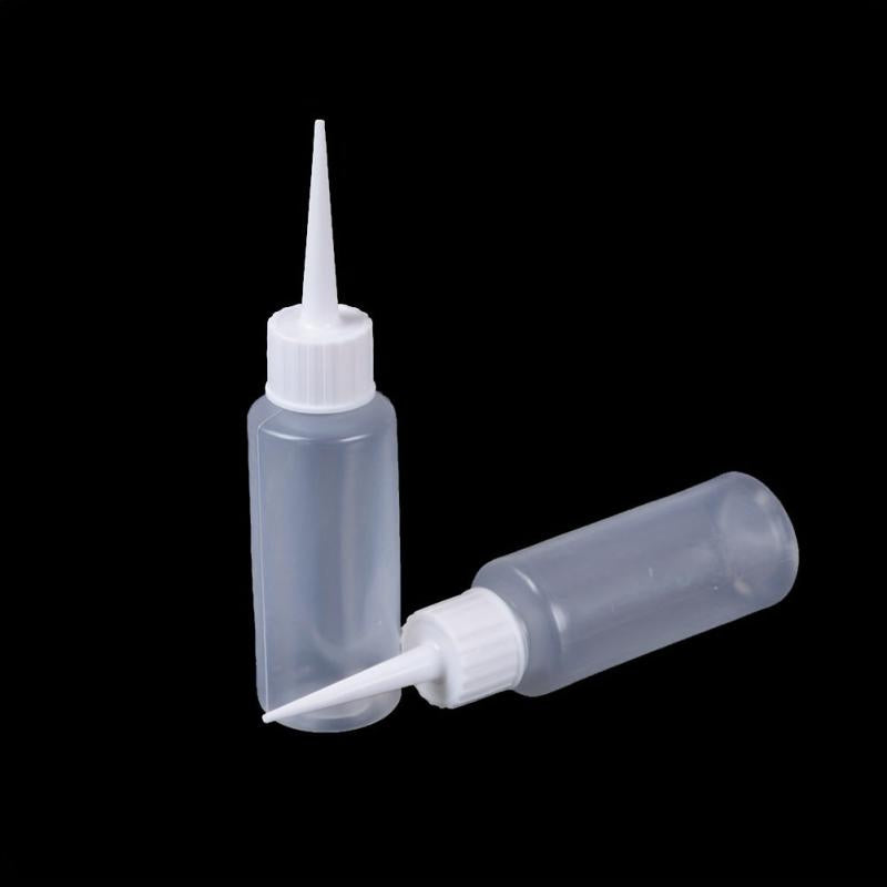 2pcs 50ml Dropper Bottles with Needle Tips for Liquid Dispensing