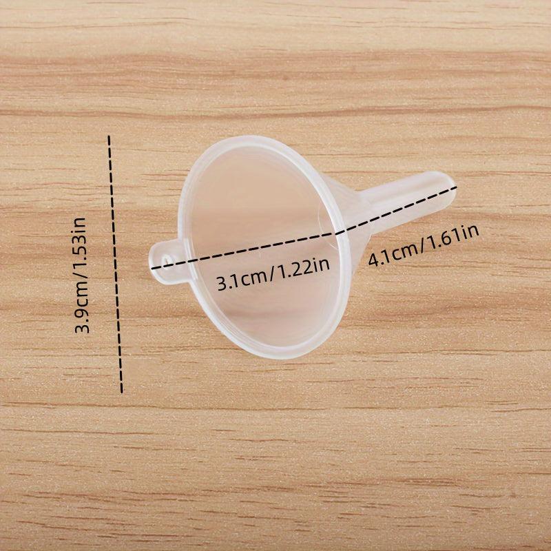 Mini Plastic Funnel Small Mouth Liquid Funnels Laboratory Supplies Tools