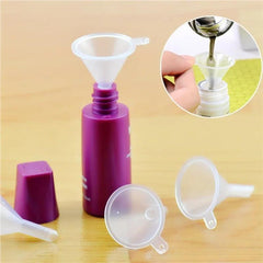 Mini Plastic Funnel Small Mouth Liquid Funnels Laboratory Supplies Tools