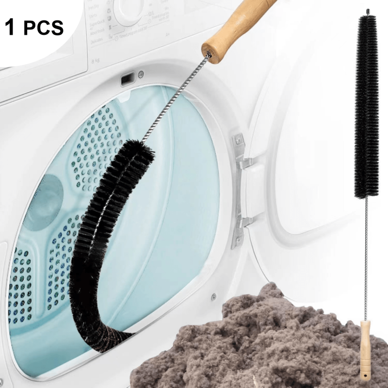 Complete Dryer Vent Cleaning Kit - Lint Brush, Trap Cleaner & Flexible Brush