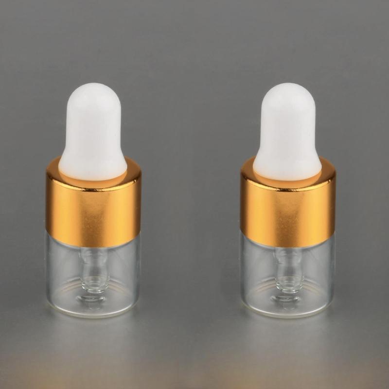 10pcs Mini Essential Oils Sample Dropper Bottles For Traveling Perfume Cosmetic