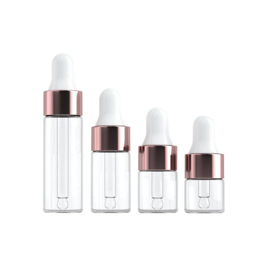 10pcs Mini Essential Oils Sample Dropper Bottles For Traveling Perfume Cosmetic